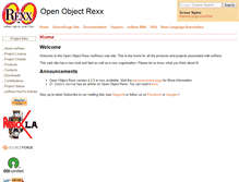 Tablet Screenshot of oorexx.org